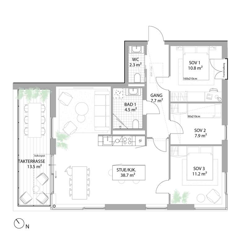 Standard Planløsning